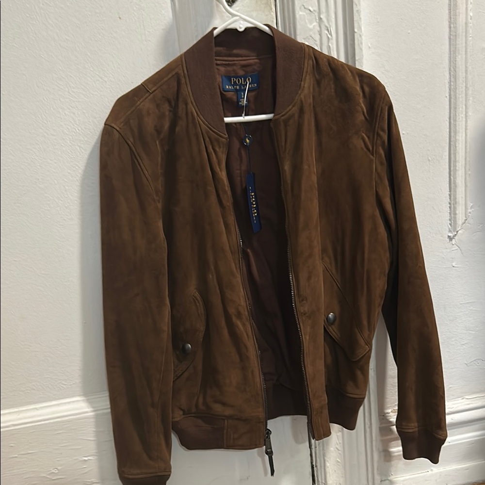 Polo by Ralph Lauren Men's Brown Suede Jacket